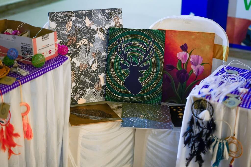 JD Institute Cochinu2019s Tanisi Sale Event by students Pop art Wall Decor