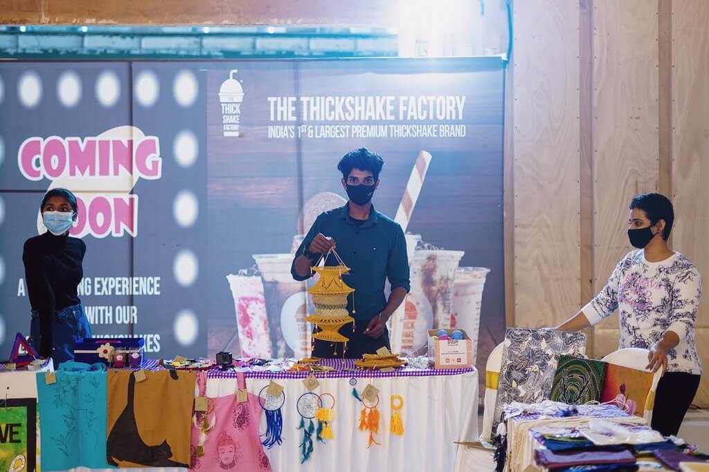 JD Institute Cochinu2019s Tanisi Sale by student who handmade home decors