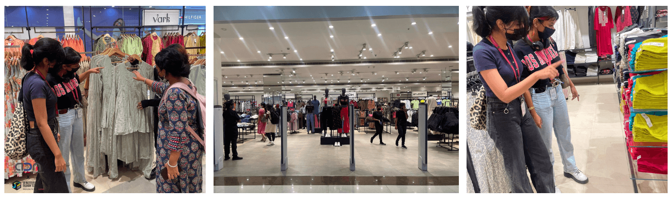 Lulu Mall Retail outlet Visit by Fashion department Students of ADM