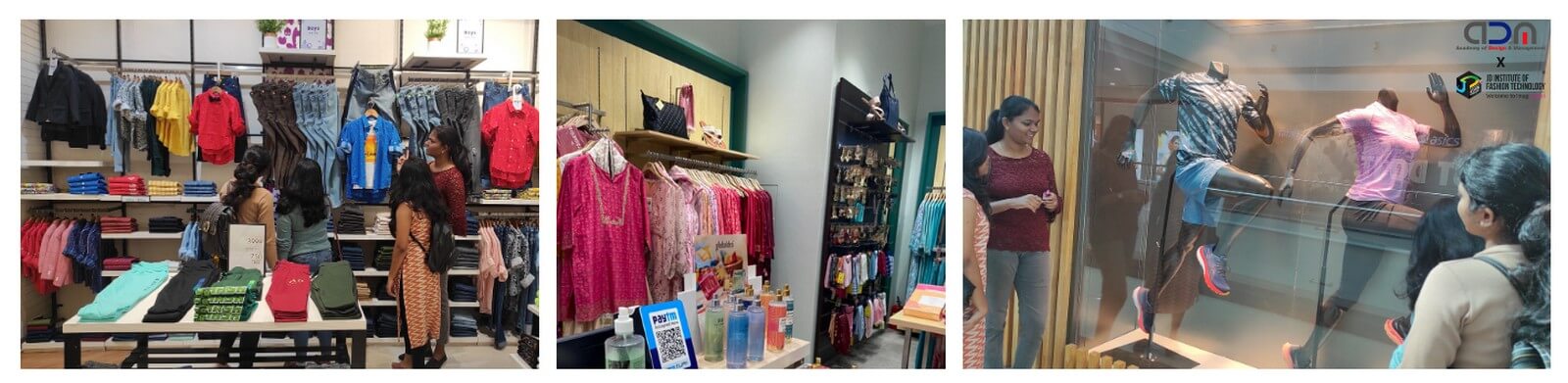 Retail store visits by the MSc FDM batch Academy of Design and Management